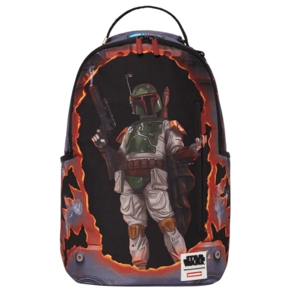 SPRAYGROUND. STAR WARS BOBA FETT BLOWOUT SHARK BACKPACK - Picture 1 of 16